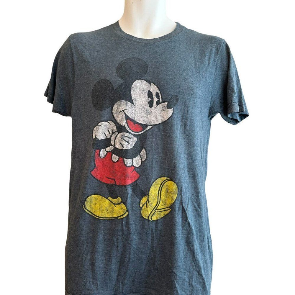 Disney Mickey Mouse Men's Small Blue T Shirt